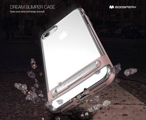 Mercury Mercury Dream Bumper - Etui iPhone X z metalową podstawką (srebrny) 3