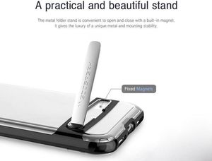 Mercury Mercury Dream Bumper - Etui iPhone X z metalową podstawką (srebrny) 4