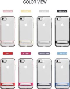 Mercury Mercury Dream Bumper - Etui iPhone X z metalową podstawką (srebrny) 8