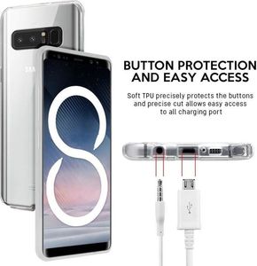 Mercury Mercury Transparent Jelly - Etui Samsung Galaxy Note 8 (2017) (przezroczysty) 2