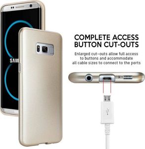Mercury Mercury I-Jelly - Etui Samsung Galaxy S8 (złoty) 5