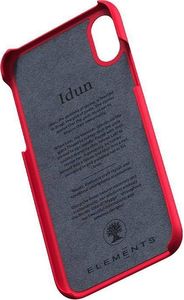 Nordic Elements Nordic Elements Saeson Idun - Materiałowe etui iPhone Xs / X (Red) 11