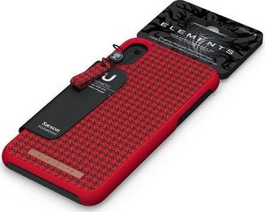 Nordic Elements Nordic Elements Saeson Idun - Materiałowe etui iPhone Xs / X (Red) 17