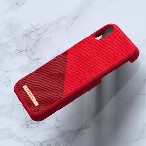 Nordic Elements Nordic Elements Saeson Freja - Materiałowe etui iPhone XR (Red) 12