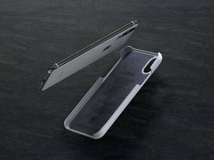 Nordic Elements Nordic Elements Original Idun - Materiałowe etui iPhone Xs / X (Light Grey) 8