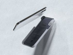 Nordic Elements Nordic Elements Original Idun - Materiałowe etui iPhone Xs / X (Light Grey) 9