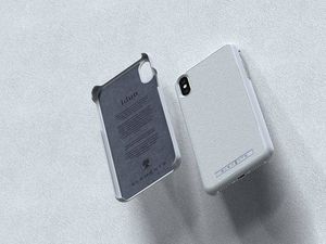 Nordic Elements Nordic Elements Original Idun - Materiałowe etui iPhone Xs Max (Light Grey) 17