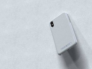 Nordic Elements Nordic Elements Original Idun - Materiałowe etui iPhone Xs Max (Light Grey) 18