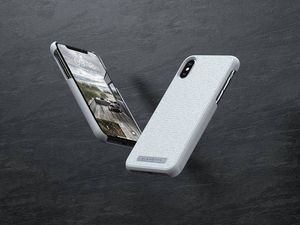 Nordic Elements Nordic Elements Original Idun - Materiałowe etui iPhone Xs Max (Light Grey) 5