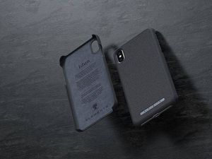 Nordic Elements Nordic Elements Original Idun - Materiałowe etui iPhone Xs Max (Mid Grey) 14