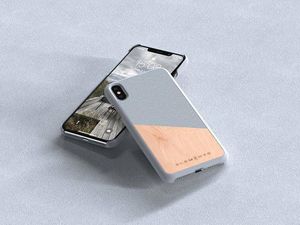 Nordic Elements Nordic Elements Original Hel - Drewniane etui iPhone Xs Max (Light Grey) 4