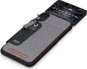 Nordic Elements Nordic Elements Saeson Idun - Materiałowe etui iPhone 8 Plus / 7 Plus / 6s Plus / 6 Plus (Dark Brown Pattern 1) 8