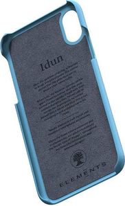 Nordic Elements Nordic Elements Saeson Idun - Materiałowe etui iPhone Xs / X (Petrol) 11