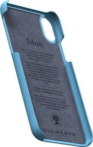 Nordic Elements Nordic Elements Saeson Idun - Materiałowe etui iPhone Xs / X (Petrol) 12