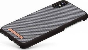 Nordic Elements Nordic Elements Saeson Idun - Materiałowe etui iPhone Xs / X (Dark Brown Pattern 1) 15