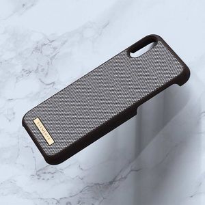 Nordic Elements Nordic Elements Saeson Idun - Materiałowe etui iPhone Xs / X (Dark Brown Pattern 1) 5