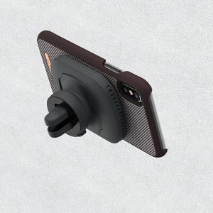 Nordic Elements Nordic Elements Saeson Idun - Materiałowe etui iPhone Xs / X (Dark Brown Pattern 1) 9