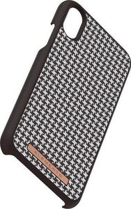 Nordic Elements Nordic Elements Saeson Idun - Materiałowe etui iPhone Xs / X (Dark Brown Pattern 2) 11