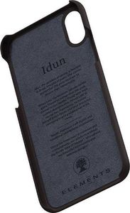 Nordic Elements Nordic Elements Saeson Idun - Materiałowe etui iPhone Xs / X (Dark Brown Pattern 2) 12