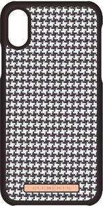 Nordic Elements Nordic Elements Saeson Idun - Materiałowe etui iPhone Xs / X (Dark Brown Pattern 2) 10