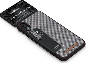 Nordic Elements Nordic Elements Saeson Idun - Materiałowe etui iPhone XR (Dark Brown Pattern 1) 10