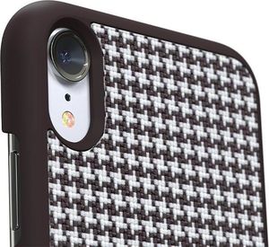 Nordic Elements Nordic Elements Saeson Idun - Materiałowe etui iPhone XR (Dark Brown Pattern 2) 9