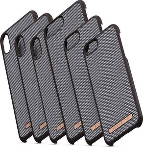 Nordic Elements Nordic Elements Saeson Idun - Materiałowe etui iPhone Xs Max (Dark Brown) 11