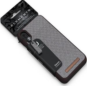 Nordic Elements Nordic Elements Saeson Idun - Materiałowe etui iPhone Xs Max (Dark Brown) 8