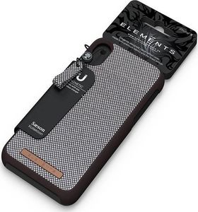 Nordic Elements Nordic Elements Saeson Idun - Materiałowe etui iPhone Xs Max (Dark Brown) 9