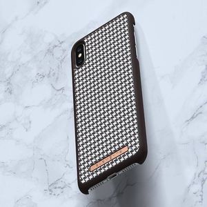 Nordic Elements Nordic Elements Saeson Idun - Materiałowe etui iPhone Xs Max (Dark Brown) 2