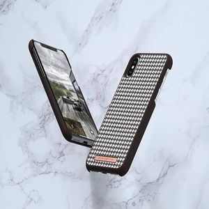 Nordic Elements Nordic Elements Saeson Idun - Materiałowe etui iPhone Xs Max (Dark Brown) 3