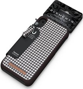 Nordic Elements Nordic Elements Saeson Idun - Materiałowe etui iPhone Xs Max (Dark Brown) 9