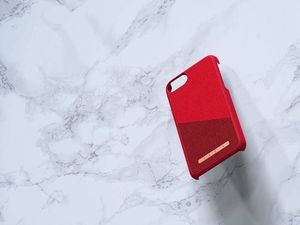 Nordic Elements Nordic Elements Saeson Freja - Materiałowe etui iPhone SE 2020 / 8 / 7 (Red) 4