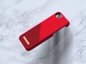 Nordic Elements Nordic Elements Saeson Freja - Materiałowe etui iPhone SE 2020 / 8 / 7 (Red) 5