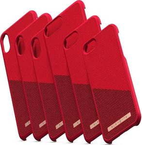 Nordic Elements Nordic Elements Saeson Freja - Materiałowe etui iPhone Xs Max (Red) 16