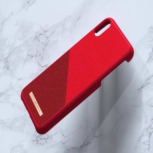 Nordic Elements Nordic Elements Saeson Freja - Materiałowe etui iPhone Xs Max (Red) 4