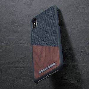 Nordic Elements Nordic Elements Saeson Frejr - Drewniane etui iPhone Xs Max (Dark Grey) 4