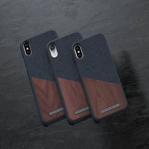 Nordic Elements Nordic Elements Saeson Frejr - Drewniane etui iPhone Xs Max (Dark Grey) 7
