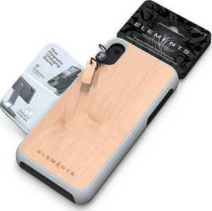 Nordic Elements Nordic Elements Original Gefion - Drewniane etui iPhone Xs Max (Light Grey) 11