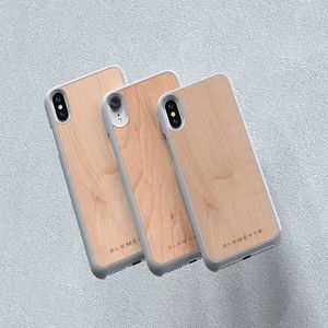 Nordic Elements Nordic Elements Original Gefion - Drewniane etui iPhone Xs Max (Light Grey) 14