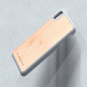 Nordic Elements Nordic Elements Original Gefion - Drewniane etui iPhone Xs Max (Light Grey) 3