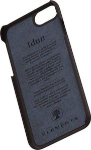 Nordic Elements Nordic Elements Saeson Idun - Materiałowe etui iPhone SE 2020 / 8 / 7 (Dark Brown Pattern 1) 4