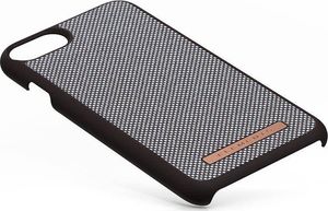 Nordic Elements Nordic Elements Saeson Idun - Materiałowe etui iPhone SE 2020 / 8 / 7 (Dark Brown Pattern 1) 5