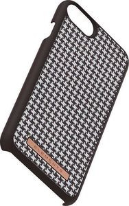 Nordic Elements Nordic Elements Saeson Idun - Materiałowe etui iPhone SE 2020 / 8 / 7 (Dark Brown Pattern 2) 3
