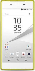 Puro PURO Ultra Slim "0.3" Cover MFX - Zestaw etui + folia na ekran Sony Xperia Z5 (limonkowy) 2