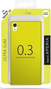 Puro PURO Ultra Slim "0.3" Cover MFX - Zestaw etui + folia na ekran Sony Xperia Z5 (limonkowy) 4
