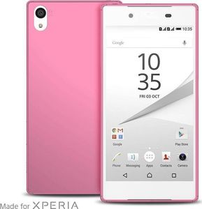 Puro PURO Ultra Slim "0.3" Cover MFX - Zestaw etui + folia na ekran Sony Xperia Z5 (różowy) 1