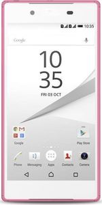 Puro PURO Ultra Slim "0.3" Cover MFX - Zestaw etui + folia na ekran Sony Xperia Z5 (różowy) 2