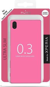 Puro PURO Ultra Slim "0.3" Cover MFX - Zestaw etui + folia na ekran Sony Xperia Z5 Premium (różowy) 4