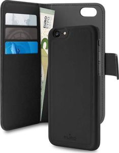 Puro PURO Wallet Detachable - Etui 2w1 iPhone SE 2020 / 8 / 7 / 6s (czarny) 2